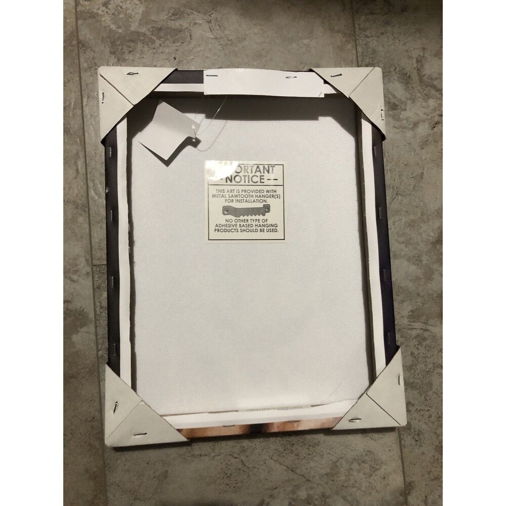 Old Time Baseball Dog Canvas Portrait Brittany Spaniel New in Frame 14 x 11 - Picture 2 of 2